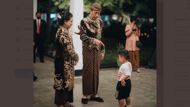 Viral Momen Jokowi Acungkan Telunjuk ke Nahyan, Bobby Nasution: Lagi Kasih Wejangan Jangan Ganggu Kaesang Saat Malam Jumat