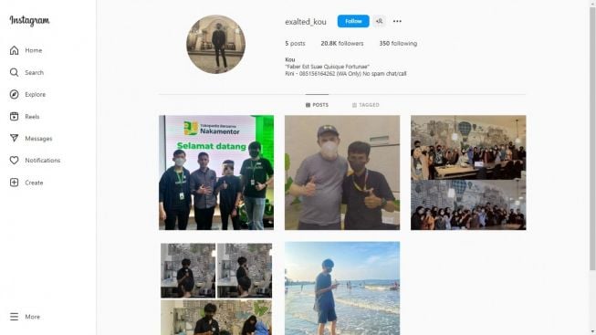 Akun Instagram Tiko Viral, Publik Takjub Lihat Kontennya: Ini Anak Aslinya Cerdas