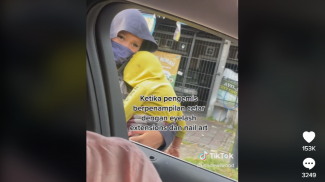 Viral Pengemis Pakai Eyelash dan Nail Art Bikin Publik Gagal Simpati: Lebih Kasihan ke Diri Sendiri