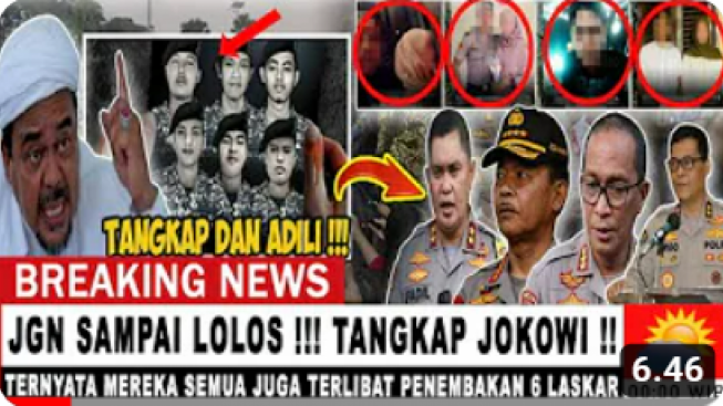 CEK FAKTA: Jokowi Terlibat Penembakan 6 Laskar FPI, Benarkah?