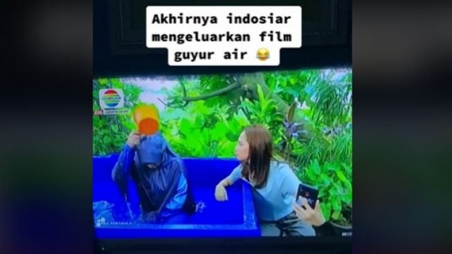 Viral Sinetron Live Guyur Air, Banjir Komentar Indosiar Gercep