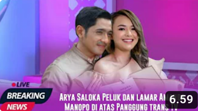 CEK FAKTA: Trans TV Jadi Saksi! Amanda Manopo Dilamar Arya Saloka Hari Ini