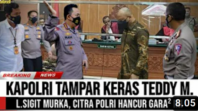 CEK FAKTA: Kapolri Tampar Teddy Minahasa karena Ingin Kabur dari Hukuman Kasus Narkoba