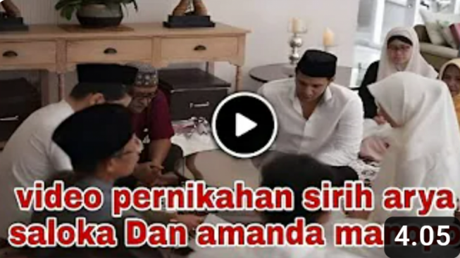 CEK FAKTA: Video Pernikahan Siri Arya Saloka dan Amanda Manopo