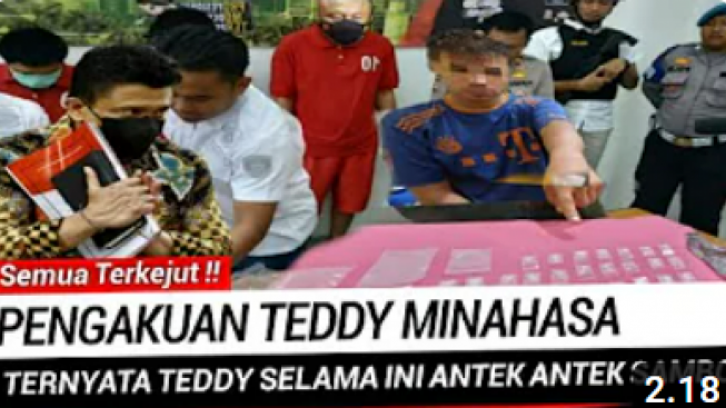 CEK FAKTA: Ternyata Teddy Minahasa Antek Ferdy Sambo Penyebar Luas Narkoba