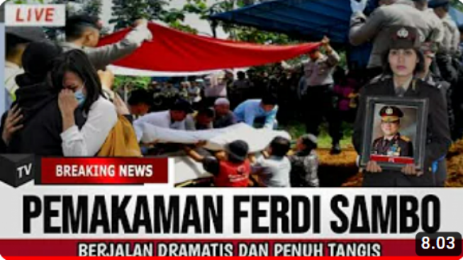 CEK FAKTA: Proses Pemakaman Ferdy Sambo Berjalan Dramatis dan Penuh Tangis