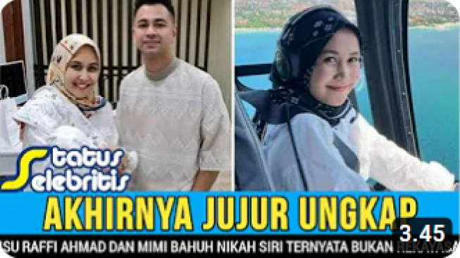 CEK FAKTA: Bukan Rekayasa, Pernikahan Raffi Ahmad dan Mimi Bayuh Terbukti Nyata