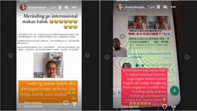 Lina Mukherjee Bangga Disorot Media Asing Gegara Makan Babi: Lilu Lagi Trending Guys