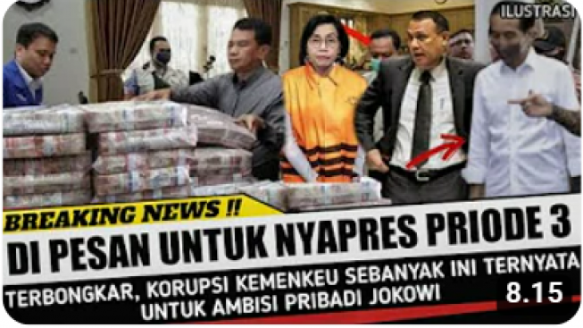 CEK FAKTA: Mega Korupsi Kemenkeu Ternyata untuk Jokowi, Sengaja Dipesan untuk Danai Nyapres 3 Periode