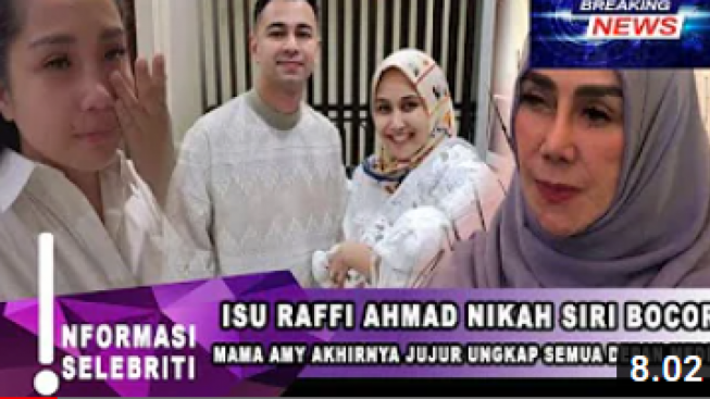 CEK FAKTA: Pernikahan Siri Raffi Ahmad dan Mimi Bayuh Bocor, Hubungannya Diungkap oleh Mama Amy