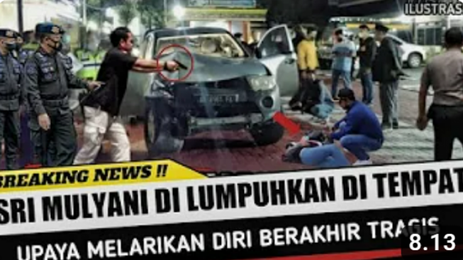 CEK FAKTA: Nekat Melarikan Diri, Sri Mulyani Dilumpuhkan di Tempat