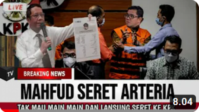 CEK FAKTA: Mahfud MD Seret Arteria Dahlan ke KPK