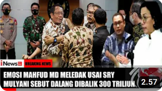CEK FAKTA: Mahfud MD Lepas Kontrol, Ternyata Dalang Korupsi 300 T Tangan Kanan Jokowi, Benarkah?