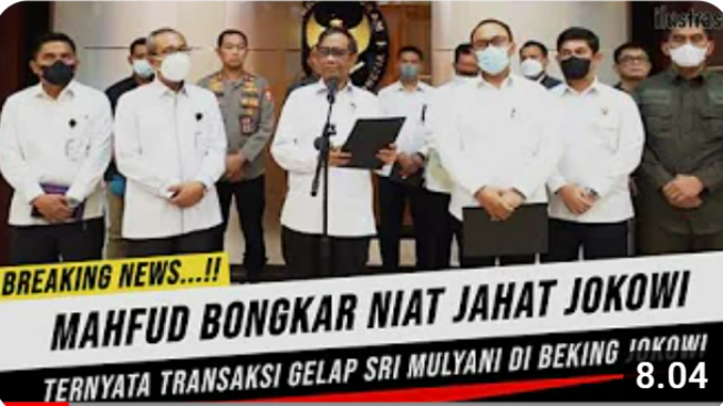 Cek Fakta: Mahfud MD Ungkap Transaksi Gelap Kemenkeu Dibeking Jokowi, Benarkah?