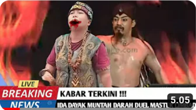 Cek Fakta: Detik-Detik Ida Dayak Muntah Darah Usai Ditantang Adu Kesaktian Master Limbad, Benarkah?