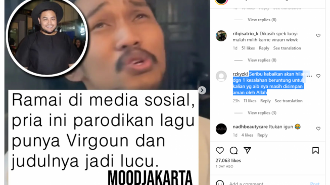 Konten Kreator Ini Parodikan Lagu Surat Cinta Untuk Starla Sindir Perselingkuhan Virgoun