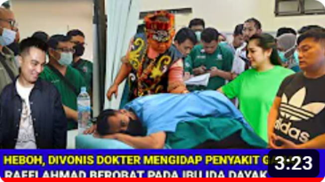 CEK FAKTA: Divonis Saraf Kejepit Raffi Ahmad Berobat ke Ida Dayak, Benarkah?