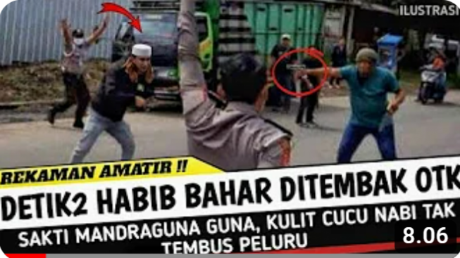 Cek Fakta: Detik-Detik Habib Bahar Ditembak OTK, Sakti Mandraguna Kulit Cucu Nabi Tak Tembus Peluru
