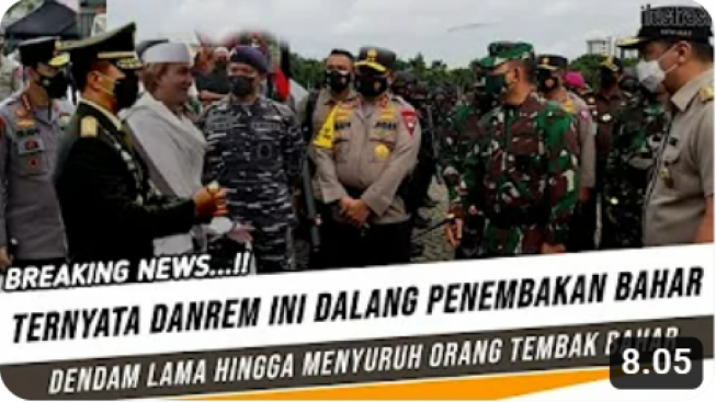 Cek Fakta: Motif Dendam lama, Penembakan Habib Bahar Didalangi Danrem, Benarkah?