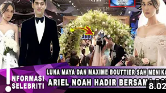CEK FAKTA: Berakhir Bahagia, Luna Maya dan Maxime Bouttier Resmi Menikah di Gedung Mewah