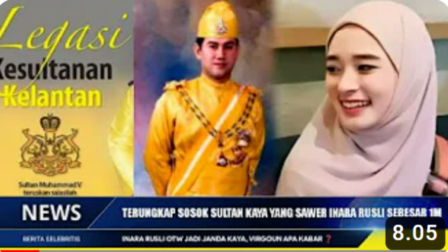 Cek Fakta: Terungkap, Sultan Malaysia yang akan Lamar Inara Rusli bukan Orang Sembarangan
