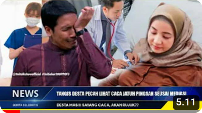 Cek Fakta: Natasha Rizky Jatuh Pingsan Usai Mediasi di Pengadilan, Desta Menangis