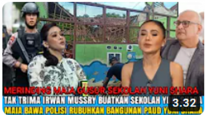 CEK FAKTA:Maia Estianty Tak Terima Yuni Shara Dapatkan Sekolah dari Irwan Mussry Hingga Nekat Robohkan, Benarkah?