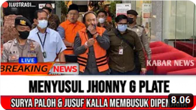 CEK FAKTA: Jusuf Kalla dan Surya Paloh akan Membusuk di Penjara Menyusul Johnny G Plate?