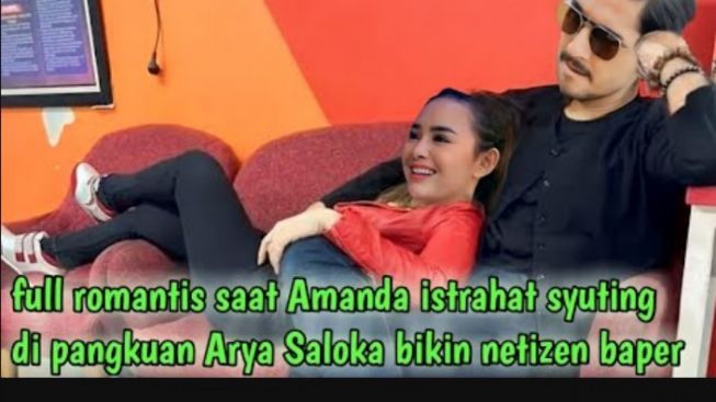 CEK FAKTA: Full Romantis Amanda Manopo di Pangkuan Arya Saloka Saat Istirahat Syuting, Benarkah?