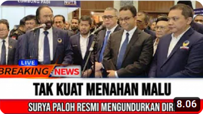 CEK FAKTA: Surya Paloh Resmi Mengundurkan Diri dari Jabatan Ketum NasDem