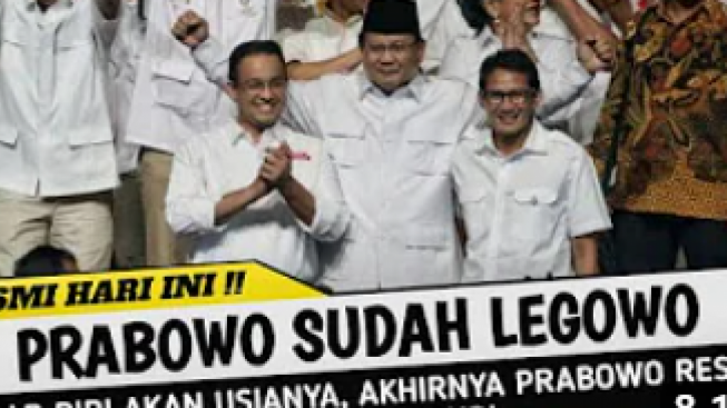 CEK FAKTA: Prabowo Restui Duet Anies Baswedan dan Sandiaga Uno di Pilpres 2024, Benarkah?