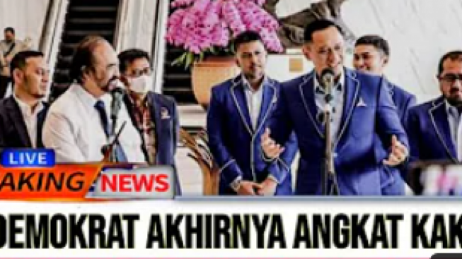 CEK FAKTA: Gara-Gara Tak Dipilih Jadi Cawapres Anies Baswedan, Akhirnya Demokrat Angkat Kaki dari Nasdem, Benarkah?