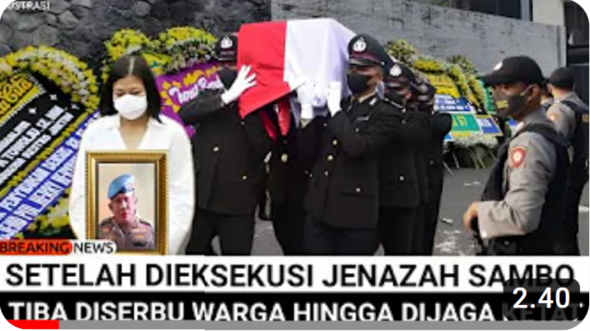 CEK FAKTA: Tiba di Rumah Duka, Jenazah Ferdy Sambo Langsung Diserbu Warga