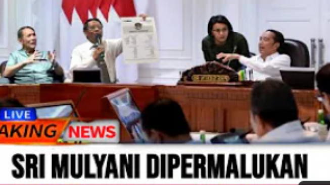 CEK FAKTA: Menolak Bayar Hutang ke Jusuf Hamka, Sri Mulyani Dipermalukan di Depan Jokowi