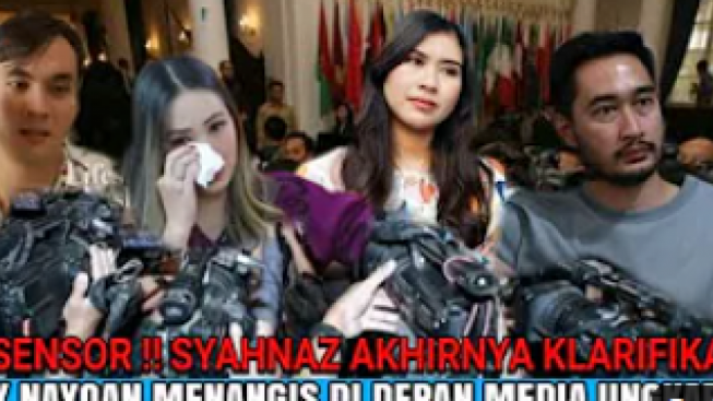 CEK FAKTA: Syahnaz Akhirnya Klarifikasi, Lady Nayoan Menangis di Depan Media