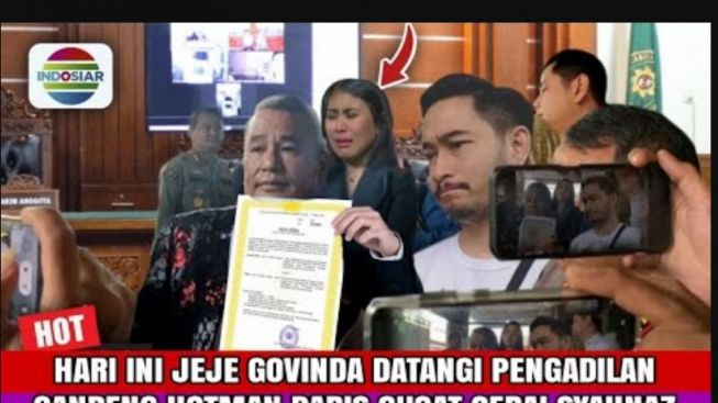 CEK FAKTA: Gandeng Hotman Paris, Jeje Govinda Datangi Pengadilan Gugat Cerai Syahnaz Sadiqah, Benarkah?