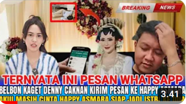 CEK FAKTA: Bella Bonita Ngamuk! Denny Caknan Kepergok Chat Happy Asmara