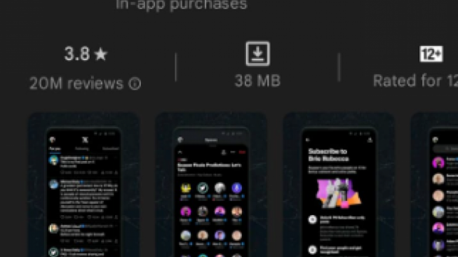 Aplikasi Twitter Lenyap di Play Store, Langsung Digantikan X