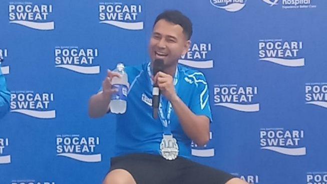 Ikut Bandung Marathon, Raffi Ahmad Bangga Bisa Lari di Samping Agus Prayogo