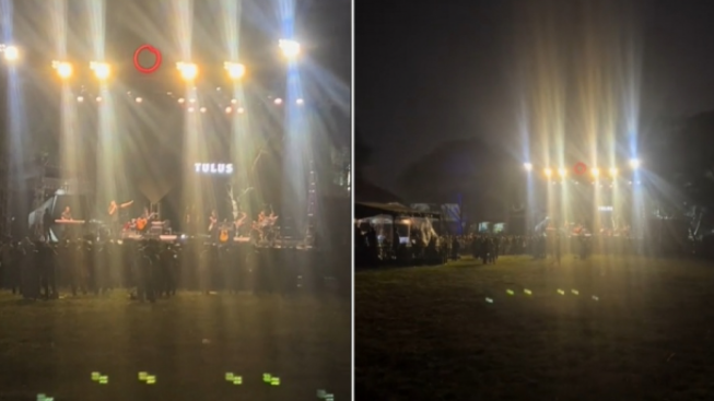 Suasana Konser Tulus Sepi Penonton di Bandung, Netizen Tebak Penyebabnya Ini