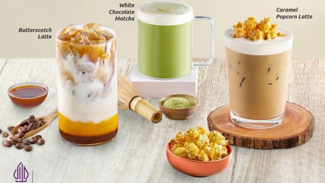 Menu Unik Buat Si Coffee Addict, Es Kopi Popcorn yang Manis dan Gurih