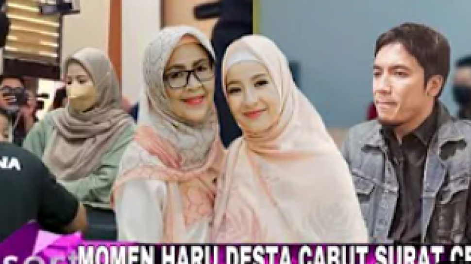 Cek Fakta Momen Haru Desta Cabut Gugatan Cerai Natasha Rizky Siap