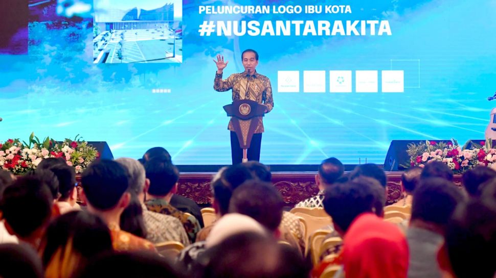 Begini Penampakan Logo IKN Nusantara Yang Diresmikan Jokowi