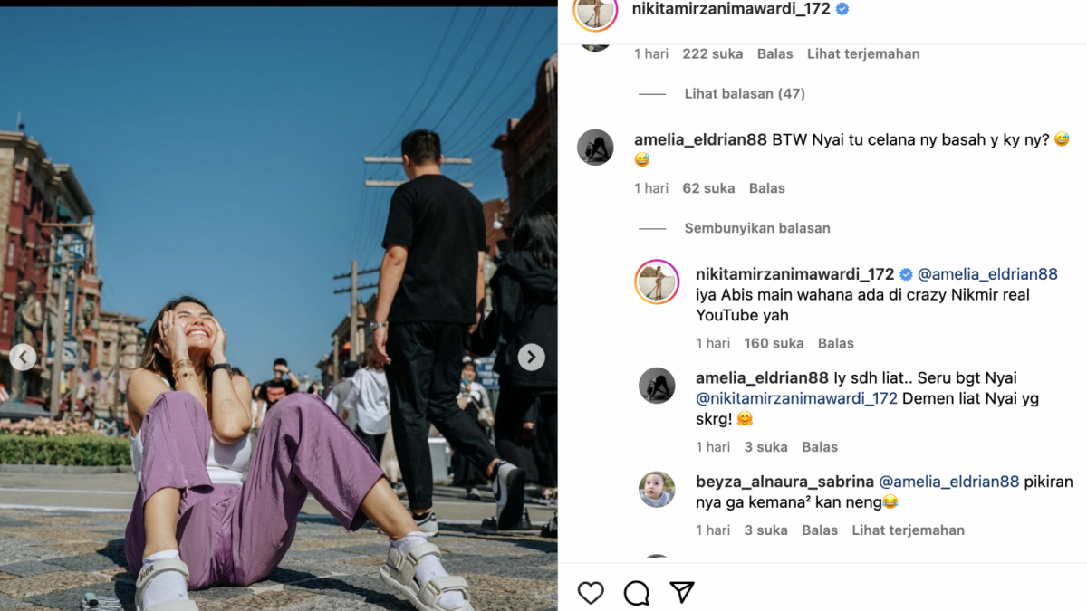 Selangkangan basah nikita mirzani