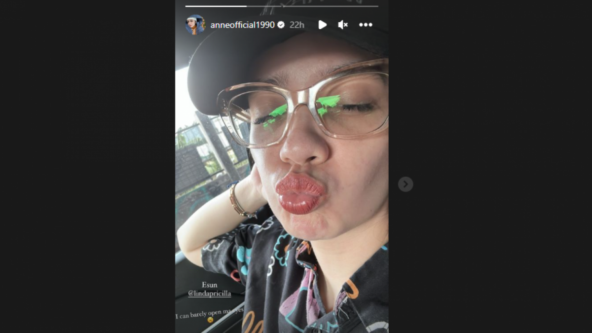 Putri Anne tanpa hijab [Instagram]