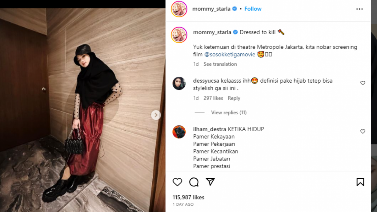 Inara Rusli [Instagram]