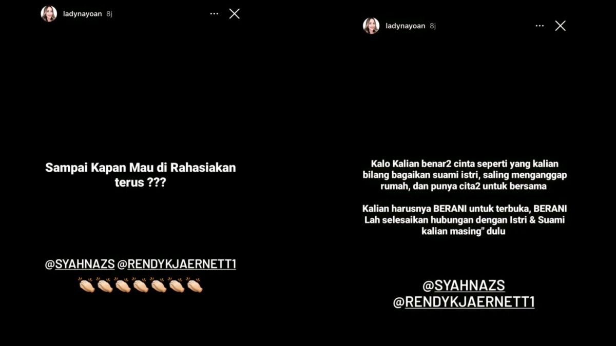 Story Lady istri Rendy