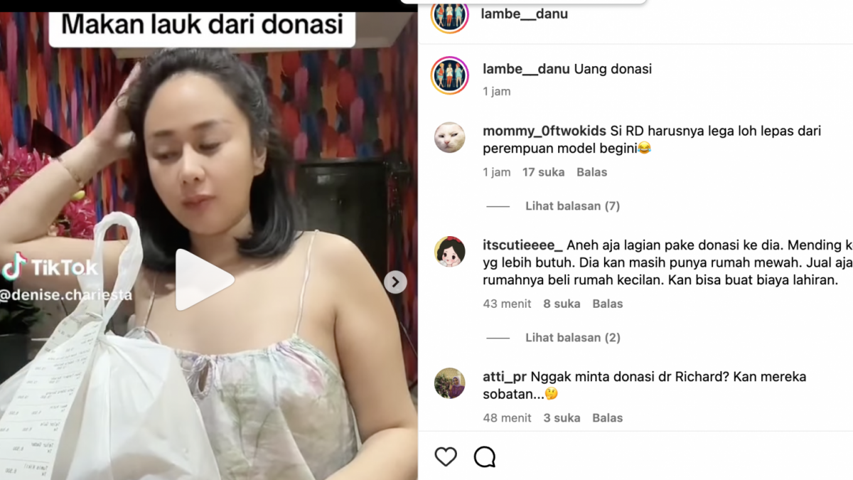 Denise unboxing lauk warteg