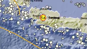 Gempa Besar Guncang Jakarta! Pusatnya di Cianjur