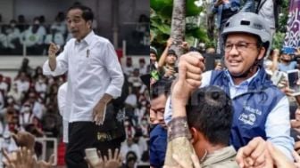 Bandingkan Relawan Jokowi di GBK dengan Massa Pelepasan Anies, Refly Harun: Satunya Dimobilisasi..